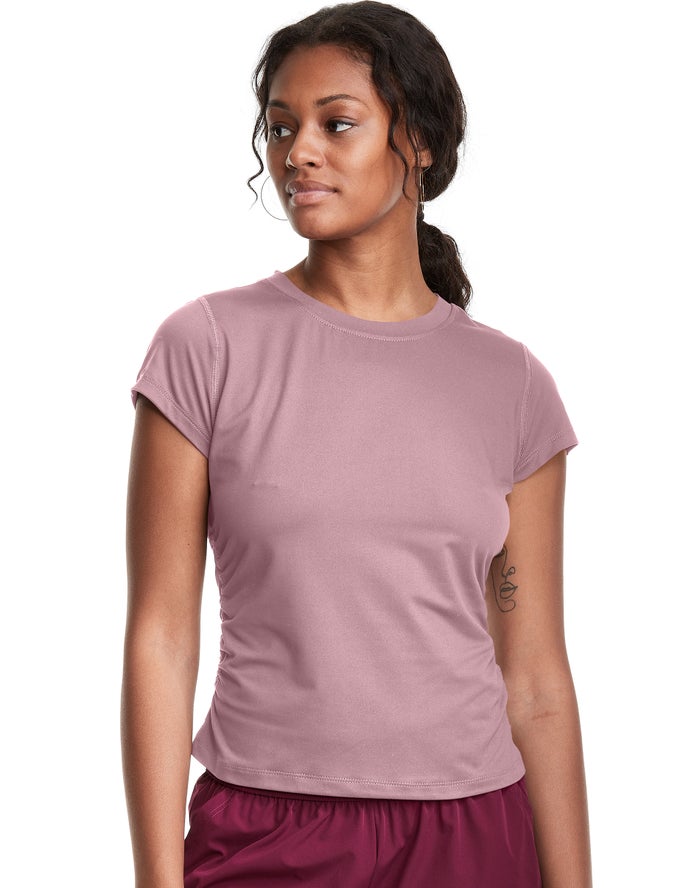 Camiseta Champion Mujer - Soft Touch Ruched Side ( Beige ) 9562817-HX